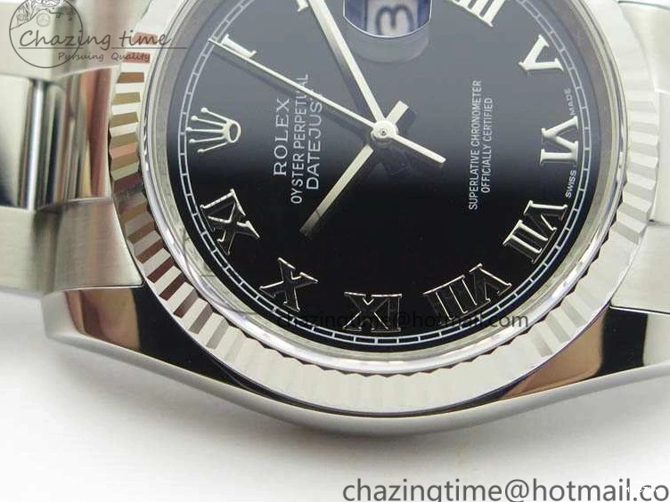 MiroTime 0501 Functional DateJust 36mm SS 116234 ARF 1:1 Best Edition Black Roman Dial On 904L SS Oyster Bracelet SA 3570
